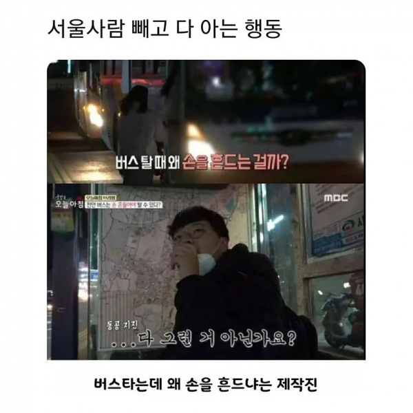image.png 서울사람 빼고 다 아는 행동 jpg